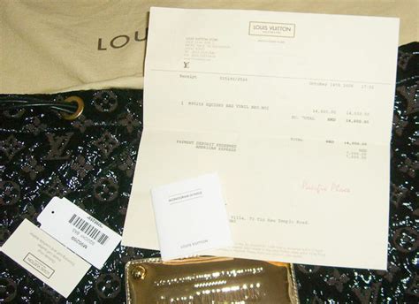 louis vuitton certificate|authentic louis vuitton receipt.